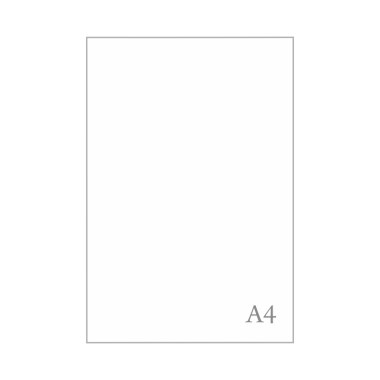 A4-Blätter - Maßnahmen: 21 cm x 29,7cm 