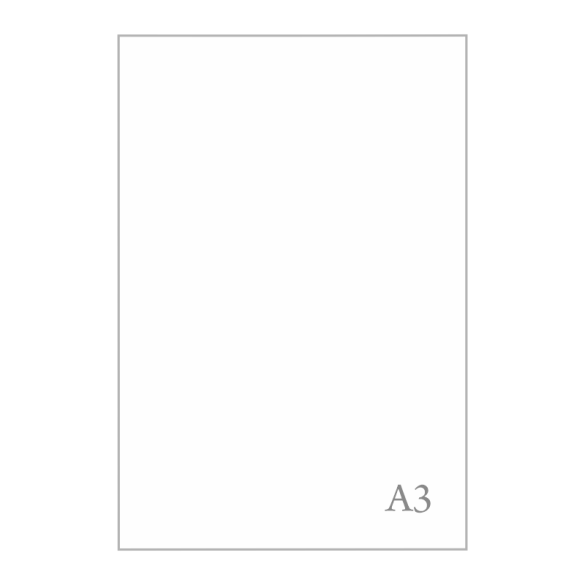 Fogli A3 - Misure: 42 cm x 29,7cm 