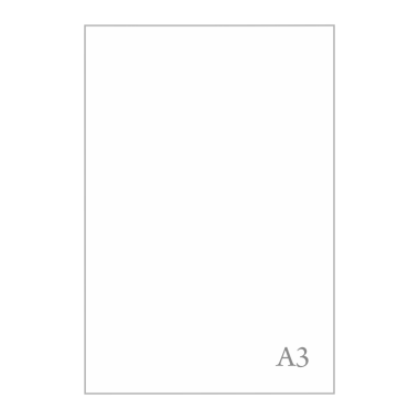 A3-Blätter - Maßnahmen: 42 cm x 29,7cm 