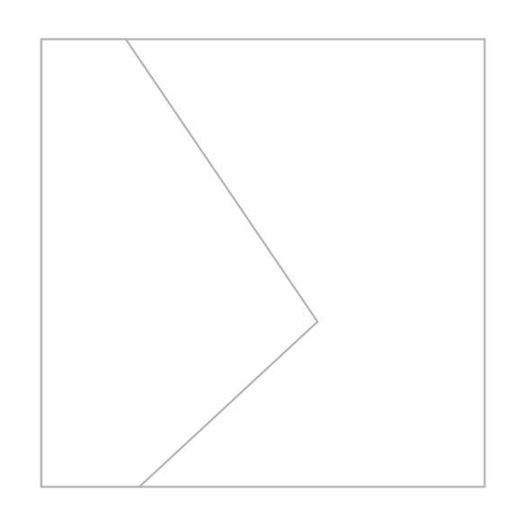 Pocket Fold Brescia - Measures: 14,5cm x 14,5cm 