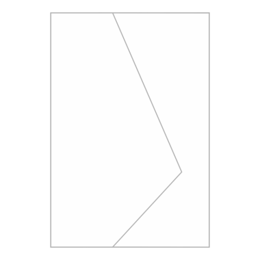 Pli de poche Bergamo - Mesures: 17 cm x 11,5 cm 