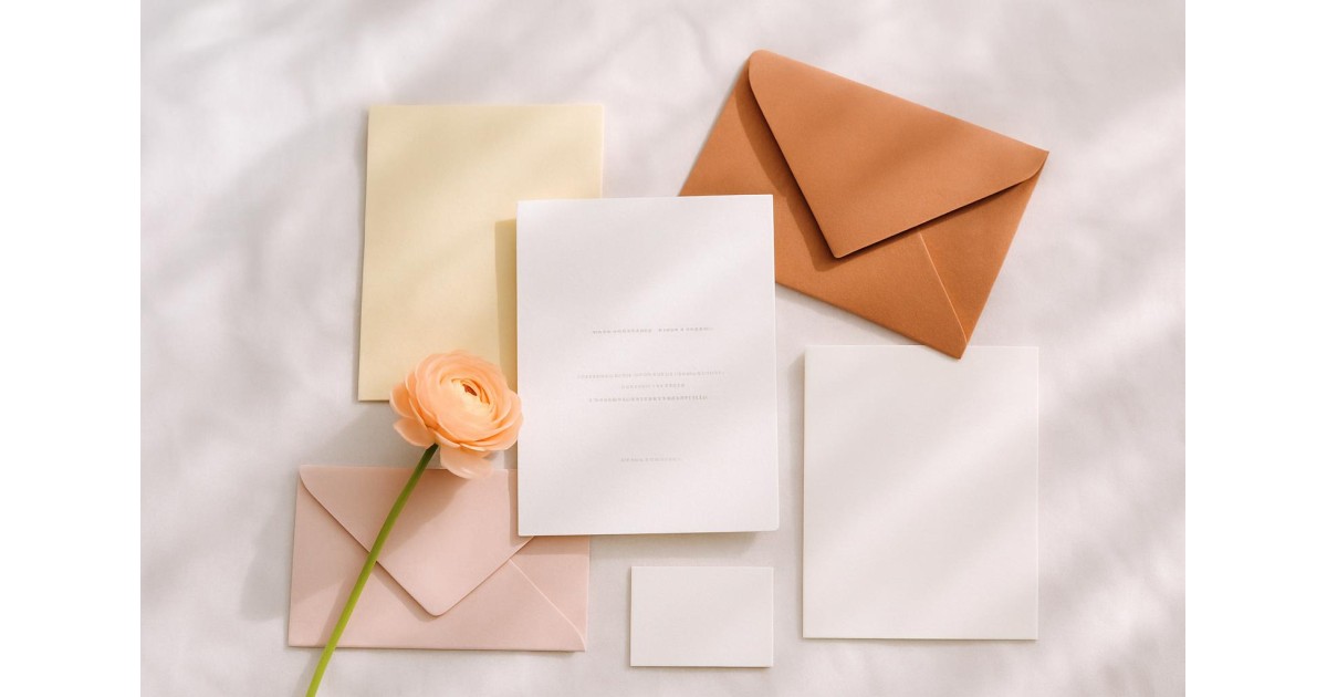 Colori matrimonio 2026: tendenze e palette ispirazionali per inviti e buste artigianali