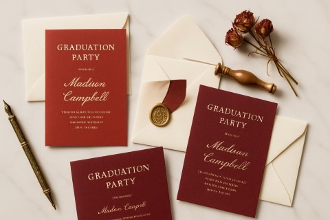 Laurea in arrivo? Scegli il rosso giusto per i tuoi inviti